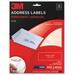 3M Address Label - 1.33" Width x 4" Length - 25 / Pack MMM3500C