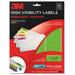 3M Address Label - 1" Width x 2.62" Length - 15 / Pack MMM3600I