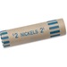 MMF2160600B08 - Tubular Coin Wrapper, 2 Nickels, 1000/PK, Blue