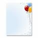 First Base 83174 Balloons Design Stationery Paper