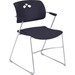 Safco Veer 4286BL Flex Back Stack Chair with Arm