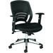 CHAIR S-TILT L/B BLACK PACER QUILT