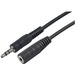 4XEM 6FT M/F 3.5MM To Mini Stereo Audio Extension Cable - Mini-phone for Audio Device, Speaker - 6 ft - 1 x Mini-phone Male Stereo Audio - 1 x Mini-phone Female Stereo Audio - White