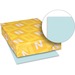 WAU62321 - Smooth Surface Pastel Paper, 24 lb., 8-1/2"x11", Blue