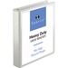 Sparco Premium Round Ring View Binder