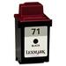 Lexmark #71 Black Ink Cartridge Lexmark #71 Black Ink Cartridge