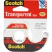 MMM174 - Tape With Dispenser, 1/2" x 1000", Clear