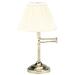 Art Specialty Decorative Brass Swivel Arm Lamp