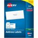 Avery 5360 Copier Label, Mailing, 1-1/2'' x 2-13/16'', 2100/BX, White, AVE5360, AVE 5360