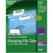Avery Dennison Top View Printable Hanging File Tabs