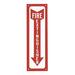 Advantus OSHA Fire Extinguisher Sign