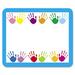 CDPCD9413 - Name Tags, Handprints, 3"x2-1/2", 40/PK
