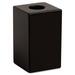 Rolodex Wood Tones Black Wood Paper Clip Holder