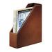 Rolodex Wood Tones Mahogany Magazine File