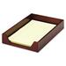 Rolodex Harmony Wood Letter Tray