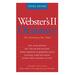 Houghton Mifflin 3rd Edition Webster's II Paperback Dictionary, Office Edition
