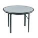 ICE65147 - Round Table,  Heavy-Duty,  42" x29" ,  Granite Inlay