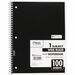 MeadWestvaco 1-Subject Wirebound Ruled Notebook
