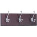 Safco 3-Hook Wood Wall Racks