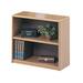 Safco 7170MO 2 Shelf Bookcase, 31-3/4'' x 13-1/2'' x 28'', Medium Oak, SAF7170MO, SAF 7170MO
