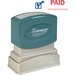Shachihata Pre-Inked PAID Message/Date Stamp