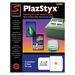 Simon Marketing 24006 Plazstyx Labels F/Laser Printers, Shipping, 2'' x 4'', WE, SIL24006, SIL 24006