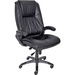 Mayline Ultimo ULEXBLK Leather High-Back Chair
