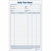 Tops Daily Time Sheet Form