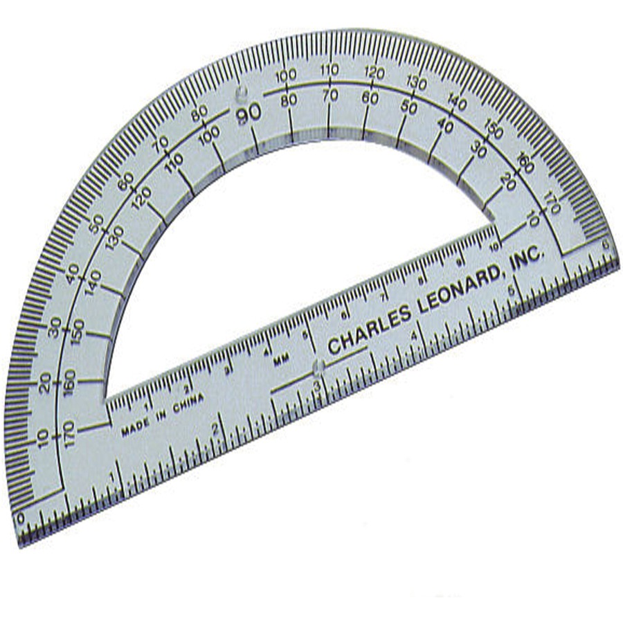 Plastic 6" Protractor Plastic 6" Protractor