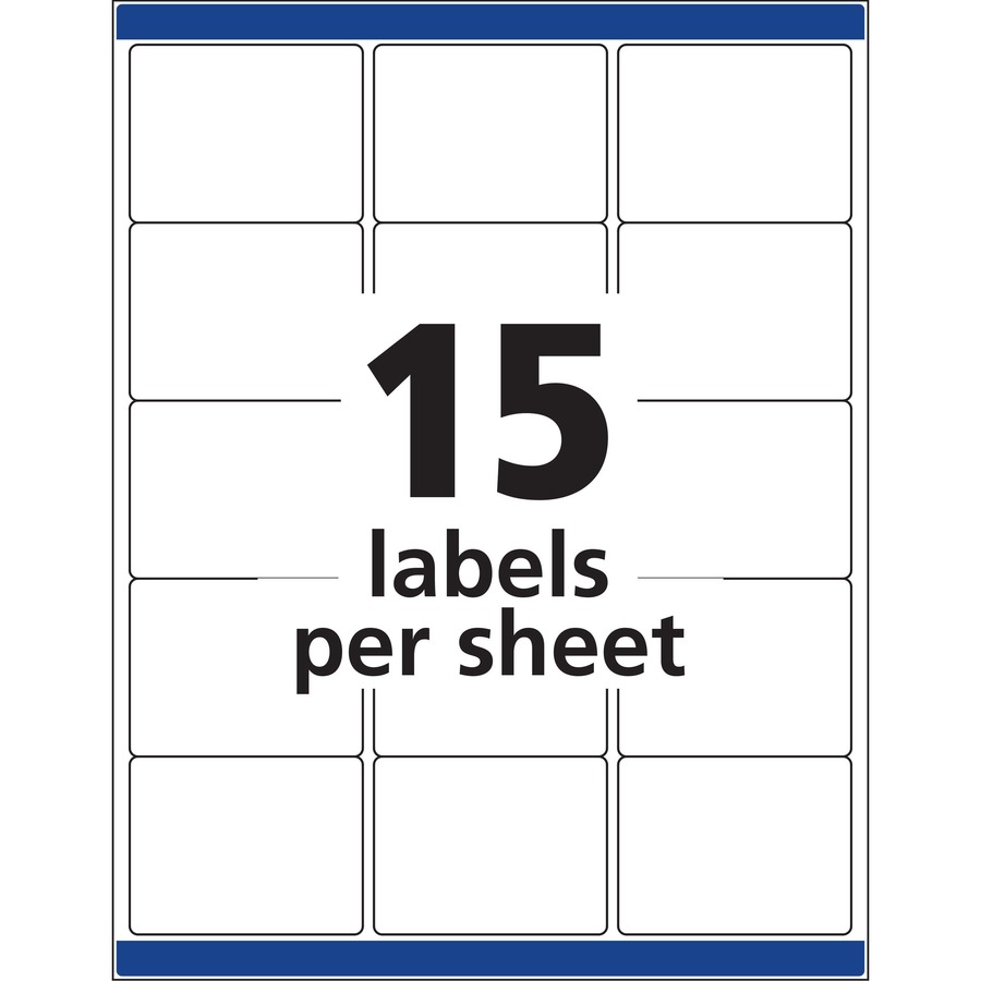 Avery® ID Labels, Sure Feed, 2" x 25/8" , 225 Labels (6572) Apex