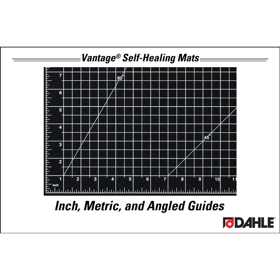 Dahle 10690 - Vantage 9 x 12 Self Healing Cutting Mat (Blue