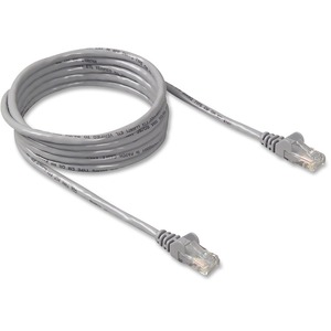 Belkin Cat.6 Patch Cable - RJ-45 Male Network - RJ-45 Male Network - 3ft - Gray