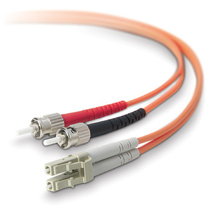 Belkin Duplex Fiber Optic Patch Cable - LC Male - ST Male - 32.8ft