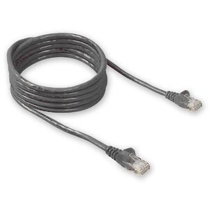 Belkin FastCAT Cat.5e Patch Cable - RJ-45 Male Network - RJ-45 Male Network - 50ft - Gray