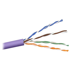 Belkin Cat5e Bulk Cable - 1000ft - Purple