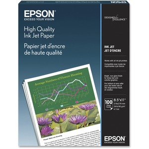 8-1/2"x11" Epson Inkjet Paper - Click Image to Close