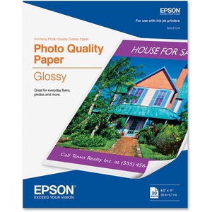 8-1/2"x11" Photo Quality Glossy Paper