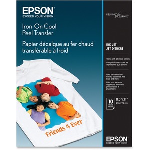 Epson Iron-on Transfers - Letter - 8 1/2" x 11" - 10 Sheet