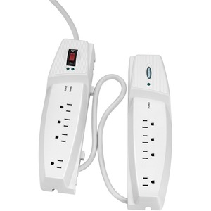 Fellowes 8 Outlet Split Surge Protector with Phone
