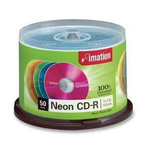 Imation 40x CD-R Media - 700MB - 120mm Standard - 50 Pack Spindle