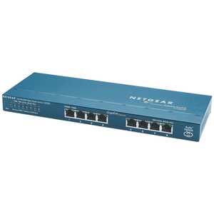 NETGEAR GS108 ProSafe 8 Port Gigabit Ethernet Desktop Switch