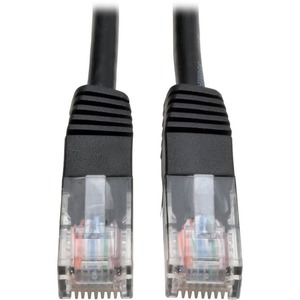 Tripp Lite by Eaton Cat5e 350 MHz Molded (UTP) Ethernet Cable (RJ45 M/M) PoE - Black 5 ft. (1.52 m)