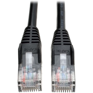 Tripp Lite by Eaton Cat5e 350 MHz Snagless Molded (UTP) Ethernet Cable (RJ45 M/M) PoE - Black 50 ft. (15.24 m)