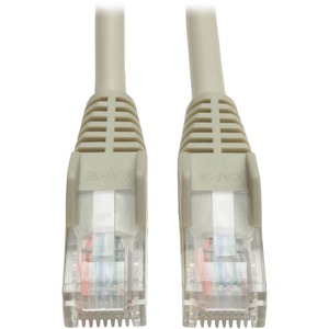 Tripp Lite by Eaton Cat5e 350 MHz Snagless Molded (UTP) Ethernet Cable (RJ45 M/M) PoE - Gray 7 ft. (2.13 m)