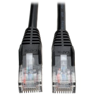 Tripp Lite by Eaton Cat5e 350 MHz Snagless Molded (UTP) Ethernet Cable (RJ45 M/M) PoE - Black 25 ft. (7.62 m)