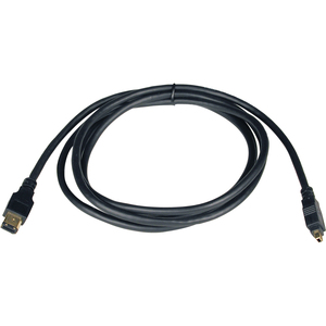 6FT 6PIN TO 4PIN GOLD FIREWIRE CABLE