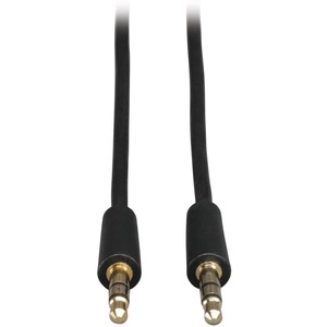 Tripp Lite by Eaton 3.5mm Mini Stereo Audio Cable for Microphones Speakers and Headphones (M/M) 6 ft. (1.83 m)