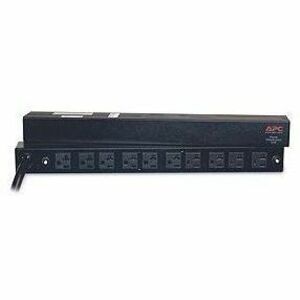 APC Basic Rack 2.88kVA PDU - 10 x NEMA 5-20R - 2.88kVA - 1U 19" Rack-mountable