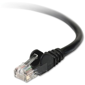 Belkin Cat. 5e Patch Cable - RJ-45 Male - RJ-45 Male - 7ft - Black