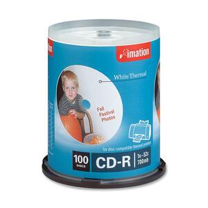 Imation 52x CD-R Media - 700MB - 120mm Standard - 100 Pack Spindle